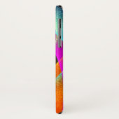 レッドグリーンオレンジモダン抽象芸術アートパターン#22 Case-Mate iPhoneケース (裏面/左)