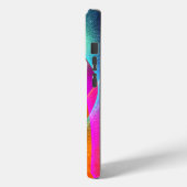 レッドグリーンオレンジモダン抽象芸術アートパターン#22 Case-Mate iPhoneケース (裏面 / 左)