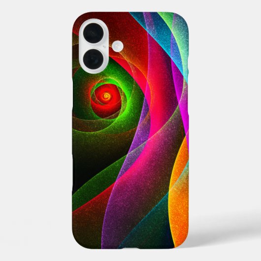 レッドグリーンオレンジモダン抽象芸術アートパターン#22 Case-Mate iPhoneケース (裏面)