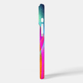 レッドグリーンオレンジモダン抽象芸術アートパターン#22 Case-Mate iPhoneケース (裏面 / 左)