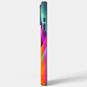 レッドグリーンオレンジモダン抽象芸術アートパターン#22 Case-Mate iPhoneケース (裏面 / 左)
