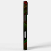 レッドグリーンオレンジモダン抽象芸術アートパターン#22 Case-Mate iPhoneケース (裏面 / 右)