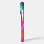 レッドグリーンオレンジモダン抽象芸術アートパターン#22 Case-Mate iPhoneケース (裏面 / 左)