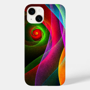 レッドグリーンオレンジモダン抽象芸術アートパターン#22 Case-Mate iPhone 14ケース