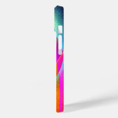 レッドグリーンオレンジモダン抽象芸術アートパターン#22 Case-Mate iPhoneケース (裏面 / 左)