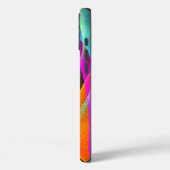 レッドグリーンオレンジモダン抽象芸術アートパターン#22 Case-Mate iPhoneケース (裏面 / 左)