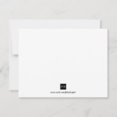 レッドグリーンオーナメントクリスマスホリデカスタムーパーティー 招待状 (裏面)