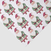 レッドグリーンクリスマスサンタクロース 薄葉紙 (詳細)