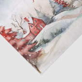 レッドグリーンクリスマスパインツリーズウッドランズ 薄葉紙 (詳細)