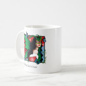 レッドグリーンクリスマス至妖精 コーヒーマグカップ (正面左)