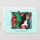 レッドグリーンクリスマス至妖精 招待状 (裏面)