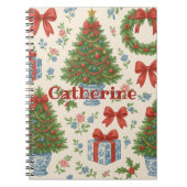 レッドグリーングランドミレニアルホリデイ ノートブック (正面)