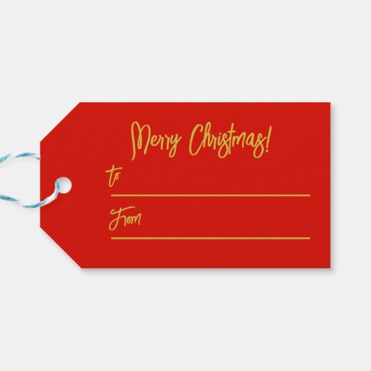 レッドグリーンジョユーックスノエル ギフトタグ (裏面横)