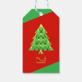 レッドグリーンジョユーックスノエル ギフトタグ (正面)