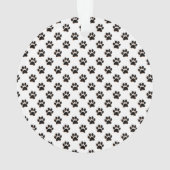 レッドグリーンタータンチェックカスタムプレイドオーナメント オーナメント (裏面)