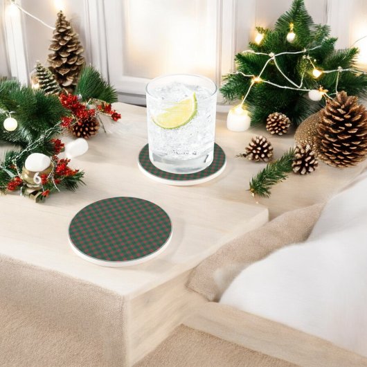 レッドグリーンバッファロープレイドホリデー コースター