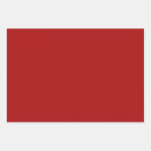 レッドグリーンピースとジョイウィンターホリデーラッピングパ ラッピングペーパーシート (正面3)