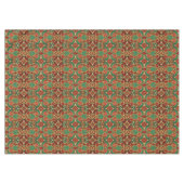 レッドグリーンフローラホリデーテーブルクロス テーブルクロス (正面(横))