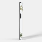 レッドグリーンフローラモノグラムクリスマス Case-Mate iPhoneケース (裏面 / 右)