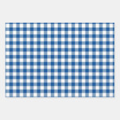 レッドグリーンブルーホリデイプレイド ラッピングペーパーシート (正面3)