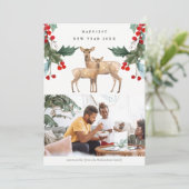 レッドグリーンホリーベリーディアデュオニューイヤー写真 シーズンカード (スタンド正面)