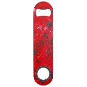 レッドグリーンホワイトステンレス鋼ボトルオープナー スピード栓抜き (裏面)