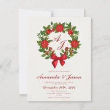 レッドグリーンポインセチア結婚果実