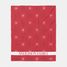 レッドグリーンミッドセンチュリーモダンホリデイ