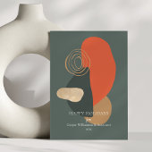 レッドグリーンモダン抽象芸術アーユニークト事業 シーズンカード