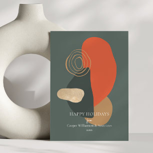 レッドグリーンモダン抽象芸術アーユニークト事業 シーズンカード