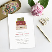 レッドグリーンラゲッジフェアウェルパーティの招待状 招待状