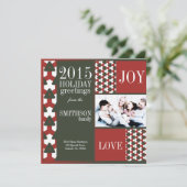 レッドグリーン最高のホリーズファミリーホリディフォトカード シーズンカード (スタンド正面)