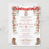 レッドグリーン素朴ボホウエスタンチャラキンセアニェラI 招待状 (正面)