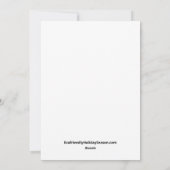 レッドグリーン金ゴールドクリスマスカード シーズンカード (裏面)