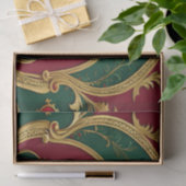 レッドグリーン金ゴールドクリスマスホリデーティッシュペーパー 薄葉紙 (ギフト)