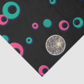 レッドグリーン金ゴールドグリッター水玉模様クリスマス 薄葉紙 (詳細)