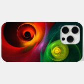 レッドグリーン陰陽モダン抽象芸術アートパターン#20 Case-Mate iPhoneケース (裏面 (横))