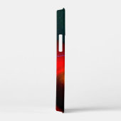 レッドグリーン陰陽モダン抽象芸術アートパターン#20 Case-Mate iPhoneケース (裏面 / 右)