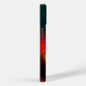 レッドグリーン陰陽モダン抽象芸術アートパターン#20 Case-Mate iPhoneケース (裏面 / 右)