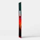 レッドグリーン陰陽モダン抽象芸術アートパターン#20 Case-Mate iPhoneケース (裏面 / 右)