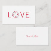 レッドグレーウォーターカラーフローラリース ノートカード (正面/裏面)