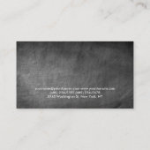 レッドグレーシャルボードパーソナルトレーナー名刺 名刺 (裏面)