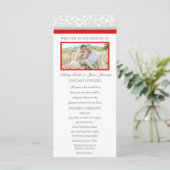 レッドグレーダマスクフォト結婚式 プログラム (スタンド正面)