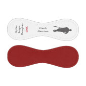 レッドグレーチャンピオンコーチパーソナライズされた 野球ボール (パネル)