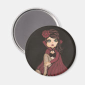 レッドケープクォンタムかわいこちゃんガールマグネット マグネット (正面/裏面)