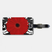 レッドゲルベラデイジー付/旋回名ラゲッジタグ ラゲッジタグ (裏面横)