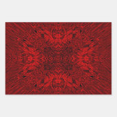 レッドゲルベラ ラッピングペーパーシート (正面3)