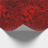 レッドゲルベラ ラッピングペーパー (角)