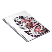 レッドコイタトゥーデザイン ノートブック (右側)