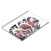 レッドコイタトゥーデザイン ノートブック (左側)